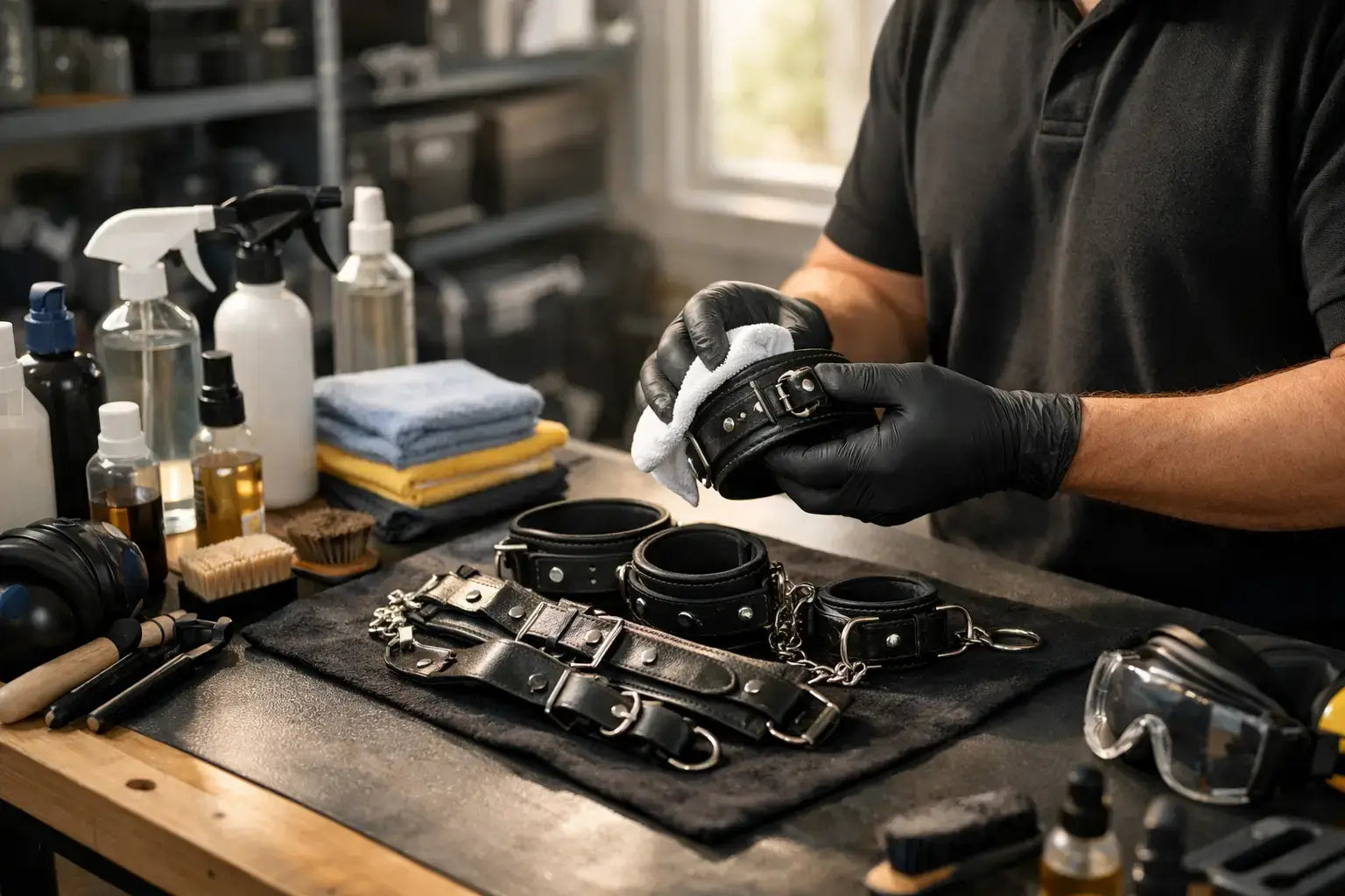How to Clean BDSM Restraints Properly