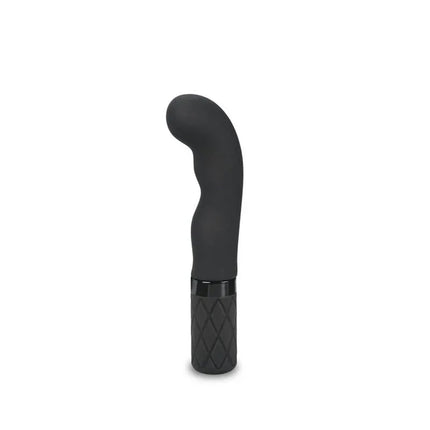 Vibe O-Sensual G Intru G-Spot Black vibrator with ergonomic design for G-spot stimulation, offers 7 vibration intensities for customizable pleasure.