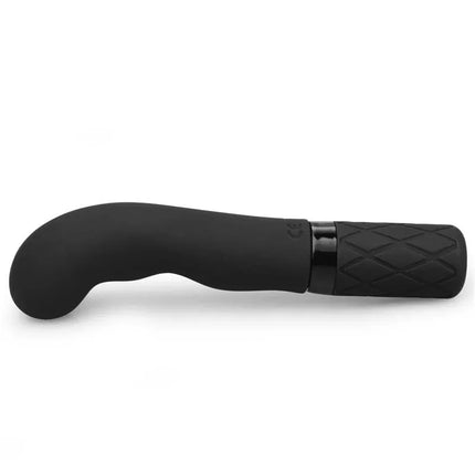 Vibe O-Sensual G Intru G-Spot Black ergonomic design with textured handle for enhanced stimulation and customizable vibrations.