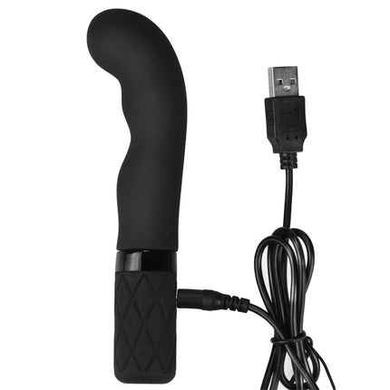 Vibe O-Sensual G Intru G-Spot Black with USB charger, ergonomic design for G-spot stimulation featuring 7 vibration intensities
