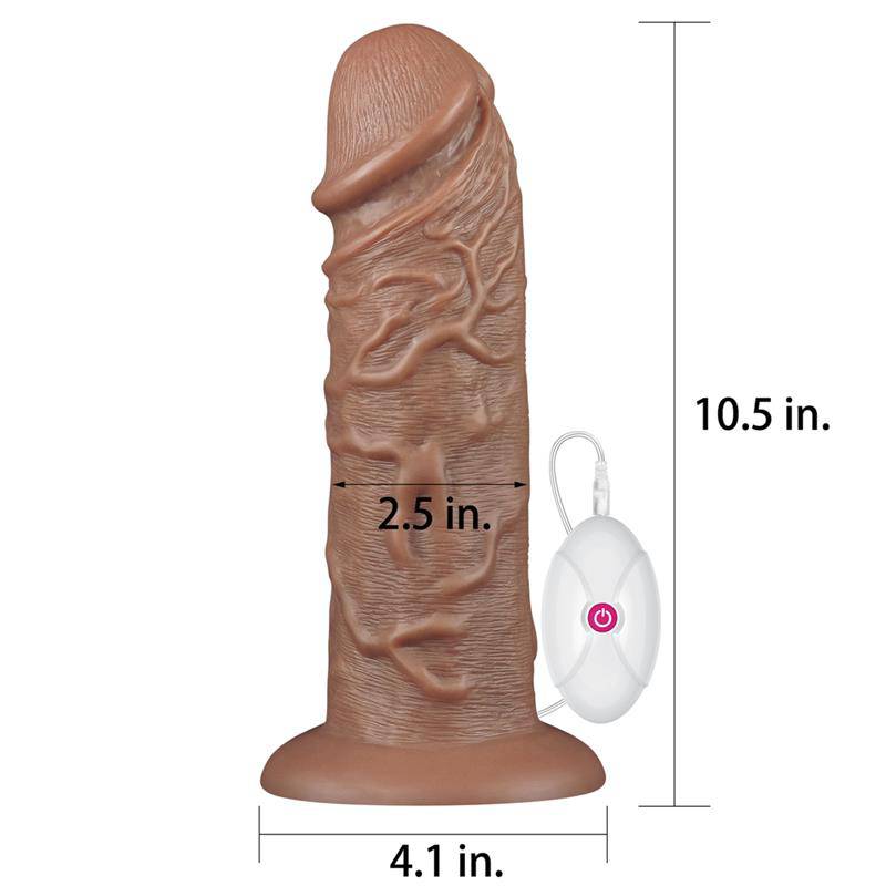 Dildo King 105 with Vibration Chubby Brown