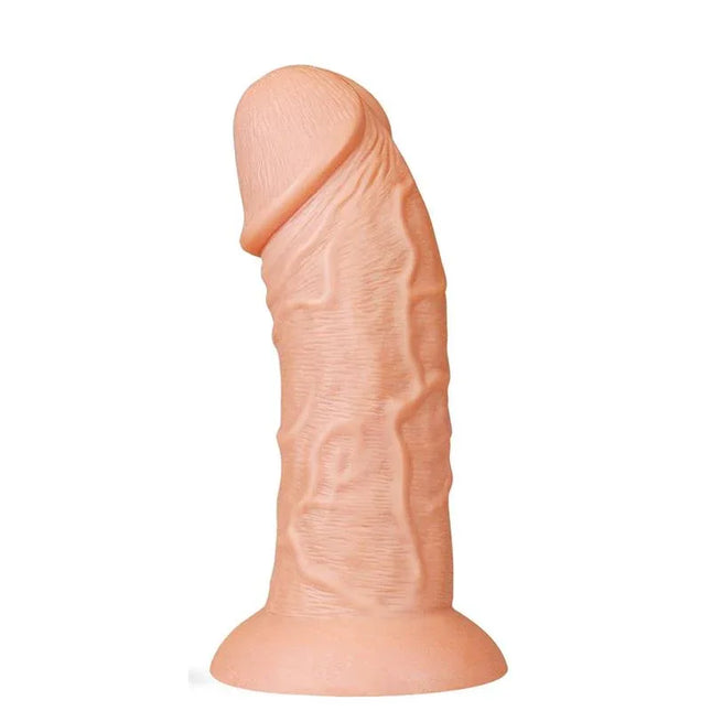 Dildo King 9.5 Flesh by LoveToy featuring realistic veined design and lifelike details for solo or shared fantasies.