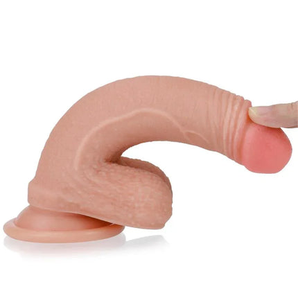 Dildo Nature 7 Liquid Silicone Flesh showing realistic design and soft texture