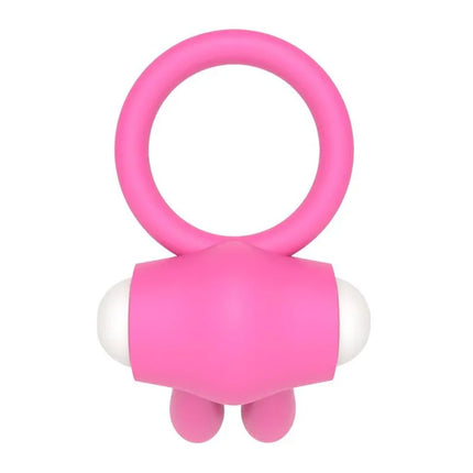 Vibrating Cockring Power Clit Pink with soft, body-safe silicone design for couples
