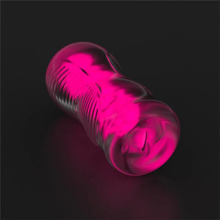 Lumino Play Masturbator Pink Glow 6.0 with glow-in-the-dark feature for a satisfying night-time experience