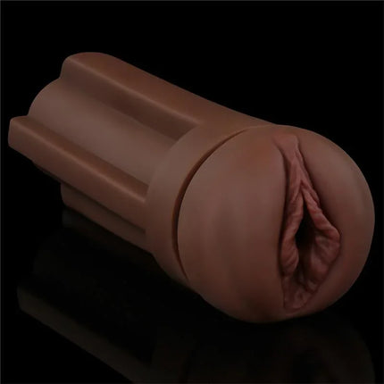 Pleasure Brew Masturbator Vagina Sultry Stout in beer-shaped design, crafted from soft TPE for lifelike sensation and discreet use.