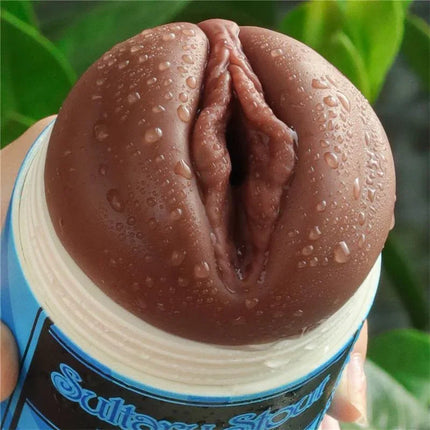 Pleasure Brew Masturbator Vagina Sultry Stout in realistic design with high-quality soft TPE for lifelike sensation and discreet solo play.