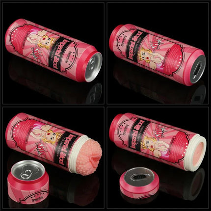 Pleasure Brew Masturbator Vagina Imperial Stout discreet beer-can style masturbator, featuring soft TPE for lifelike solo exploration.