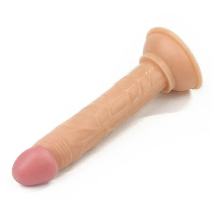 Dildo Enduro Blaster 5 Flesh with a realistic design, soft texture, and suction cup base for versatile use.