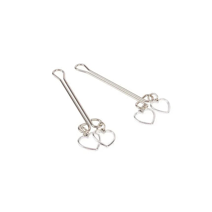 Señuelo Heart Nipple Clamps with heart-shaped design for intimate couples play