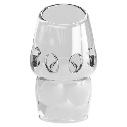 Oscar Penis Sleeve Flexible - transparent and flexible TPR sleeve with raincoat-like finish for enhanced sensation and stamina.