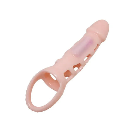 Harrison Penis Sleeve with vibration featuring elastic design for enhanced intimacy with discreet vibration and increased size.