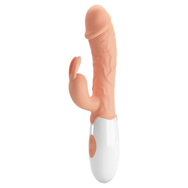 Easter Bunny Vibe 30 vibration functions dual-motor vibrator for G-spot and clitoral stimulation.