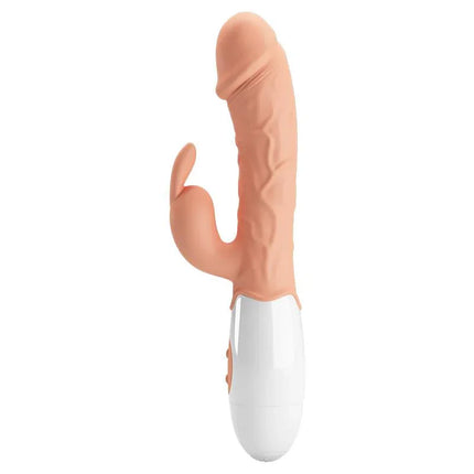 Easter Bunny Vibe 30 vibration functions dual-motor vibrator for G-spot and clitoral stimulation with sleek design