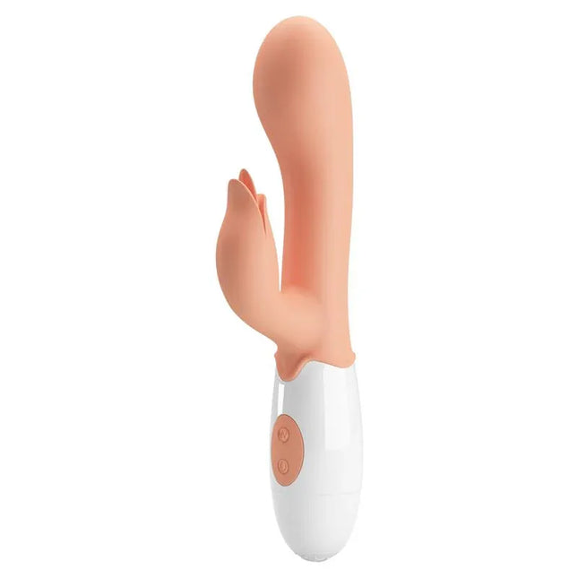 Bloody Mary Vibe 30 vibration functions dual-motor vibrator for G-spot and clitoral stimulation, featuring 30 vibration settings.