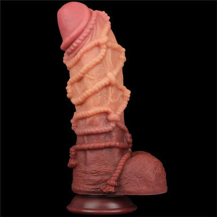 Ultra-realistic Dildo Dual Layer King Size Nature 10.5 with lifelike texture and premium design for ultimate adult pleasure.