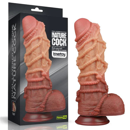 Dildo Dual Layer King Size Nature 10.5 for lifelike adult stimulation, ultra-realistic design, premium materials.