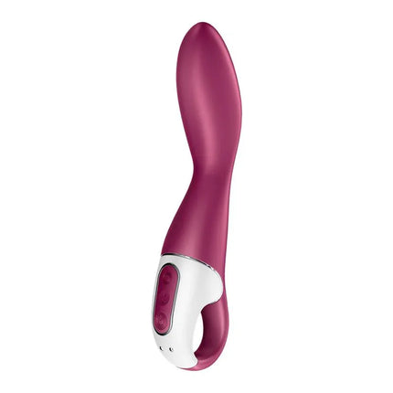 Heated Thrill Heat Effect Vibe Satisfyer Connect APP, premium vibrating toy for G-spot stimulation with heating and smart connectivity.