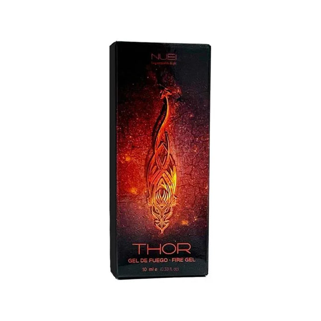 Travel Size Thor 10 ml box with fiery design and branding