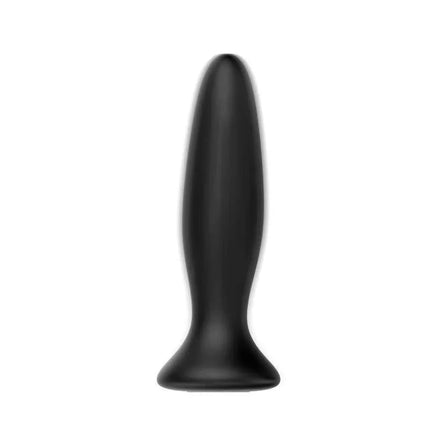 12 Function Vibrating Butt Plug for Enhanced Pleasure in black ergonomic silicone