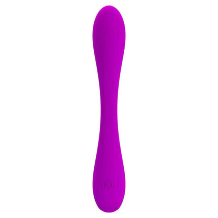 Yedda Vibrator Bendable USB Silicone Purple with dual-action stimulator for internal and external use.