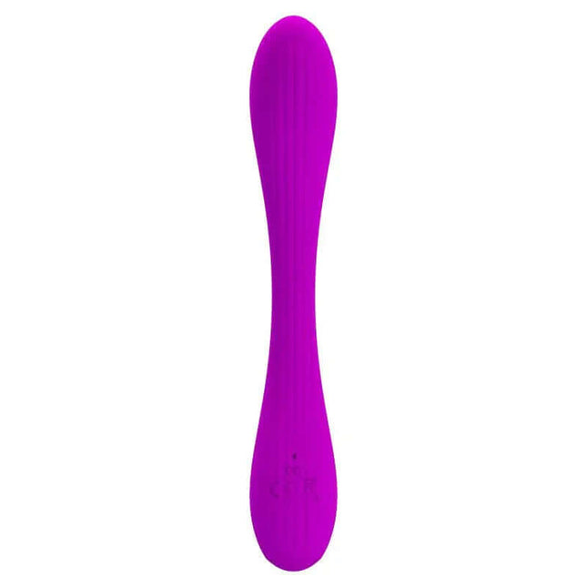 Yedda Vibrator Bendable USB Silicone Purple dual-action toy for internal and external stimulation, premium purple design