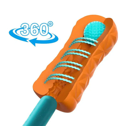 Close-up of 15 Masturbator Set 3 Styles with rotating coil and top-stimulation ball, showcasing textured interior and 360-degree rotation feature.