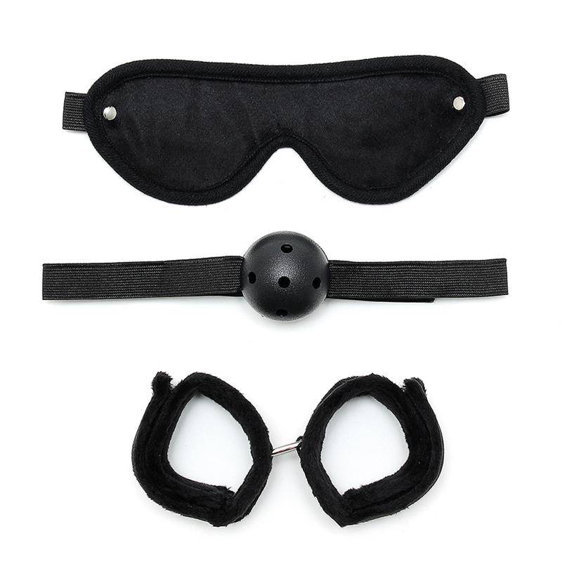 Bondage Set 3 Pieces Black