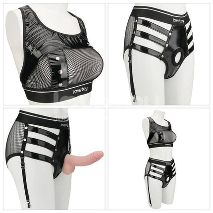 2 Pieces Set Rebellion Reign Iconic Harness featuring modern design and high-quality materials for adventurous use.