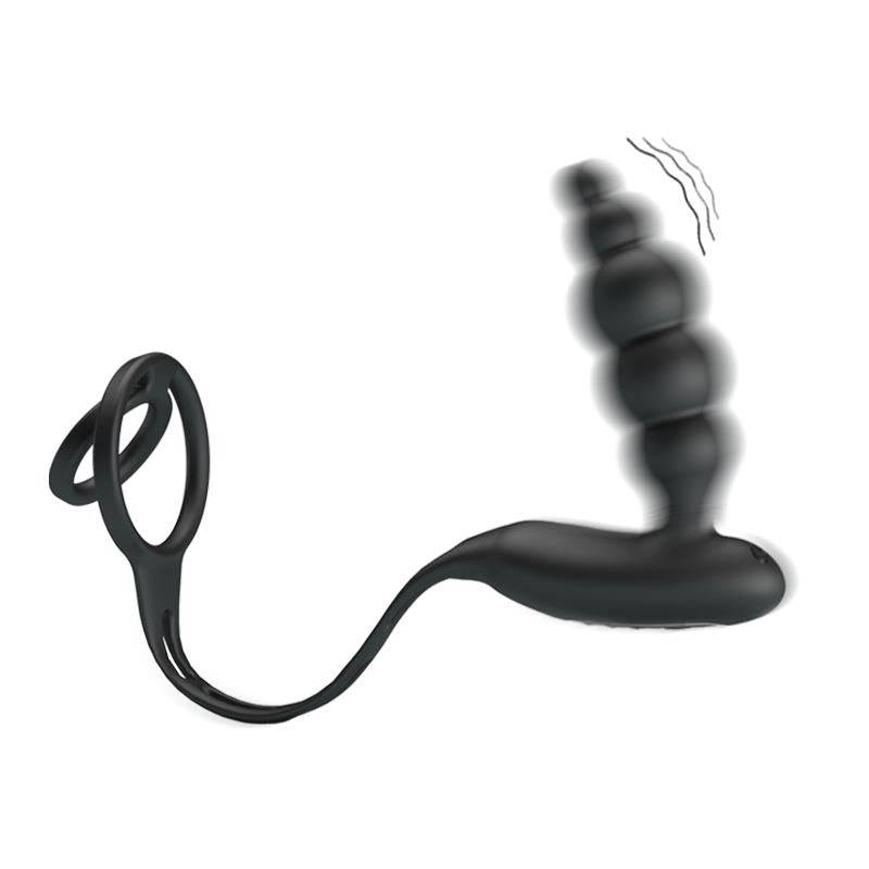 Butt Plug and Penis Ring with Vibration