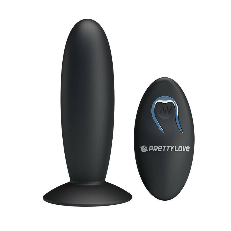 Butt Plug with Remote Control Black