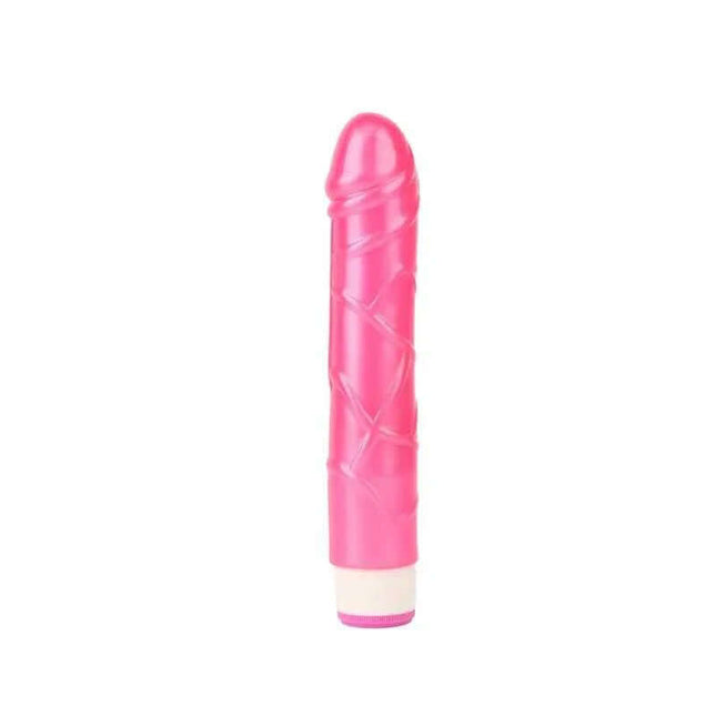 23 cm Multi-Speed Dildo Pink with realistic design and textured shaft