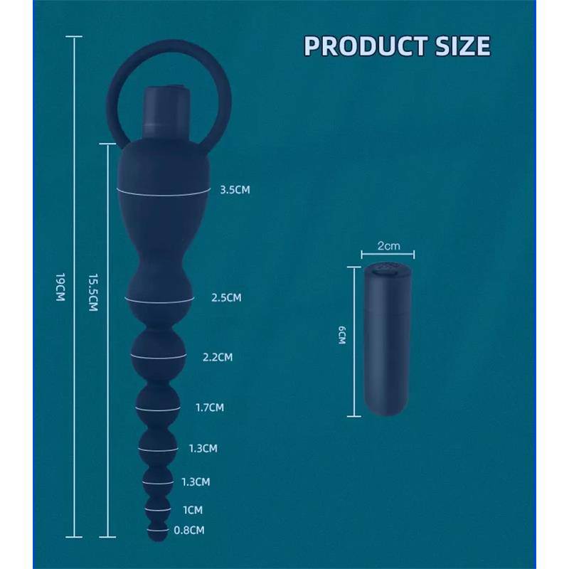 Marbe Anal Chain with Vibration USB Silicone