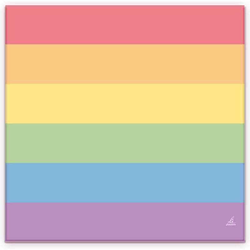 Set of 20 Napkins with the LGBT Colors