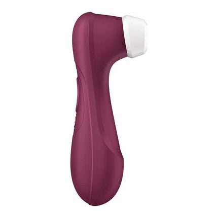 Pro 2 Gene 3 Liquid Air Technology Suction and Vibration App Connect Wine Red device with ergonomic design and soft silicone finish.