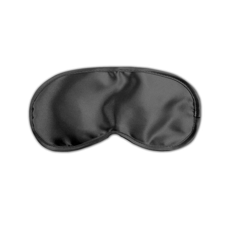 Satin Love Mask Black