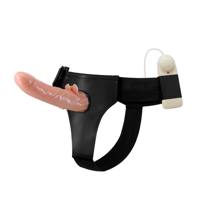 Baile Dildo Strap On with Remote Control 18 cm