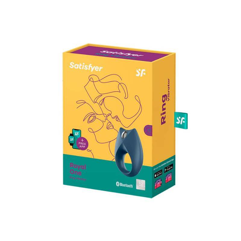 Royal One Vibrating Ring with APP Blue