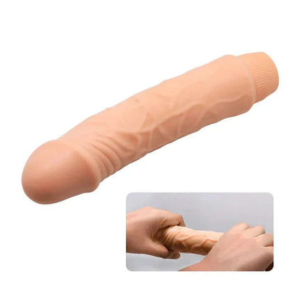 Vibe Flesh versatile vibrator with vein detail for natural feel, ideal for beginners seeking satisfying pleasure and multi-mode vibration.