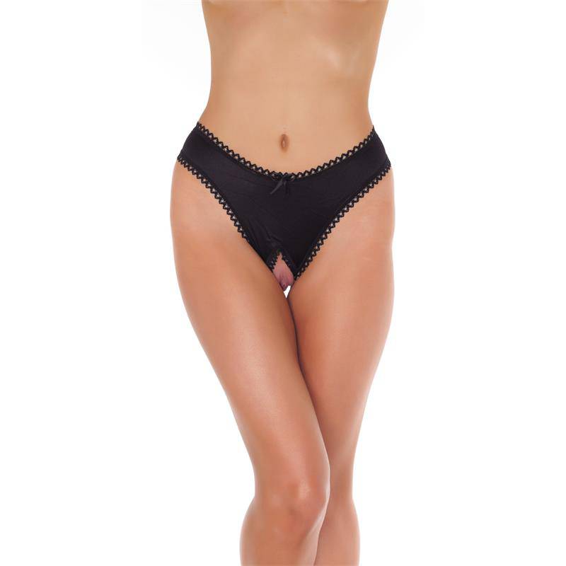 Open G String Black One Size