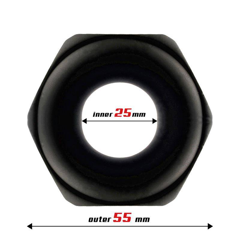 Penis Ring Nut Liquid Silicone 25 mm