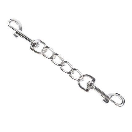 3 D-Ring Handcuffs featuring durable chain and clips for versatile BDSM restraint from Latetobed line.