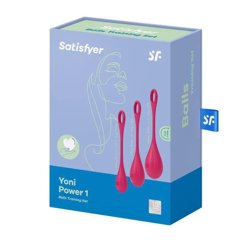 3 Pelvic Floor Ball Pack Yoni Power 1 Red - secretsextoys.store
