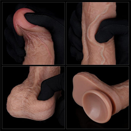 Dual Layered Silicone Dildo 85
