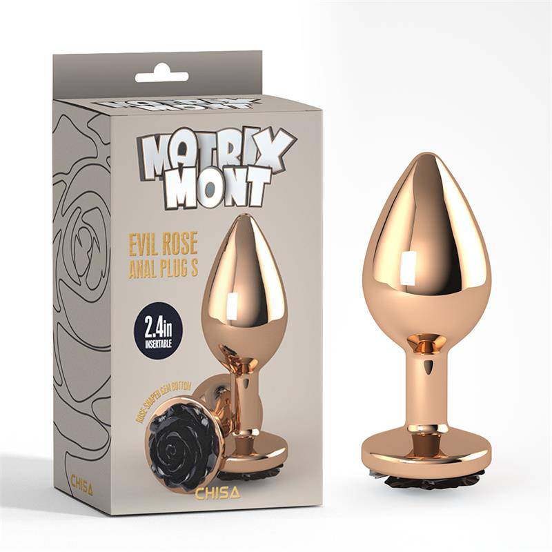 Evil Rose Jewel Anal Plug Size S