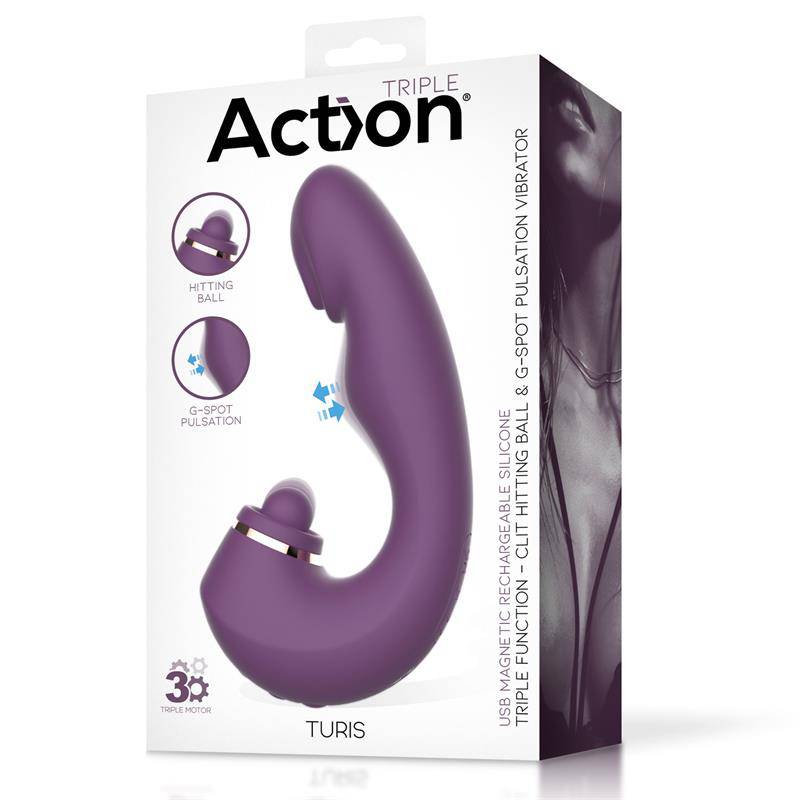 Turis Soft Hitting Ball with G Spot Pulsation and Vibration