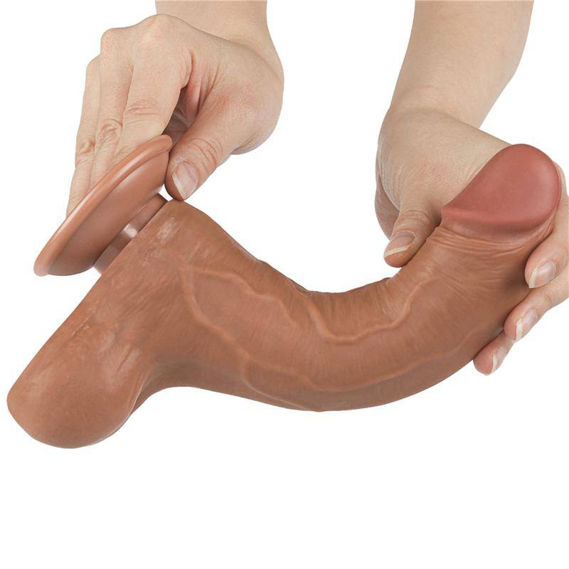 Dildo Sliding Skin 85 Brown