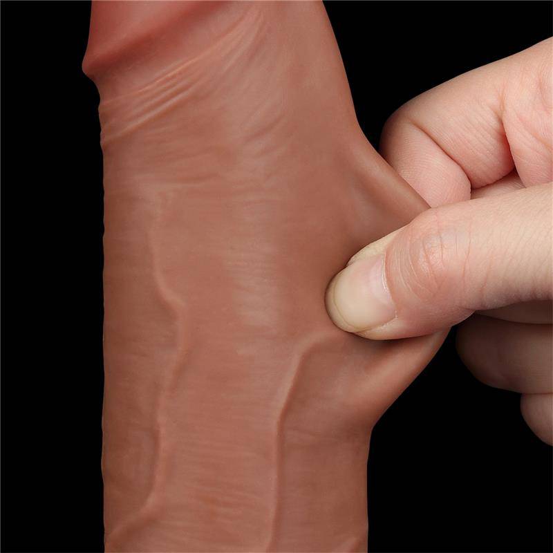 Dildo Sliding Skin 85 Brown