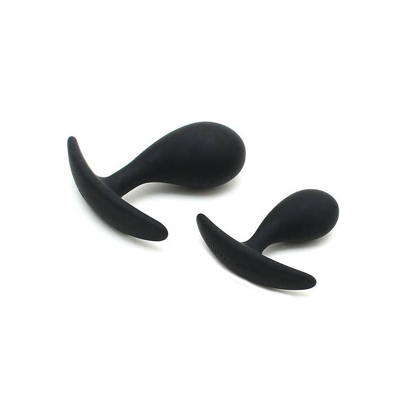Set of 2 Anatomic Butt Plug Copenhagen Black
