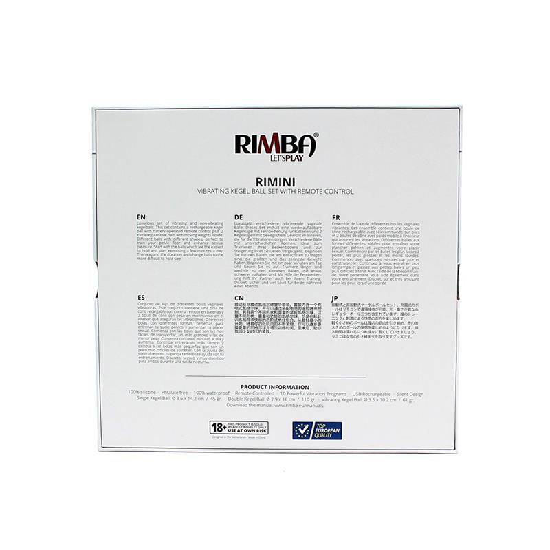 Vibrating Kegel Ball Set Rimini Black